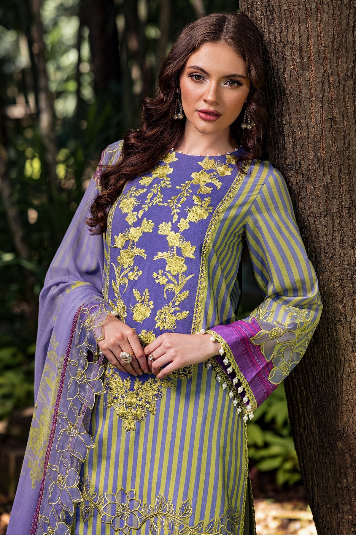 Charizma | Naranji Lawn | CN5-02 by Charizma - Designer Dress - Type: Ladies Clothes - Available at Libayah - 100% Original