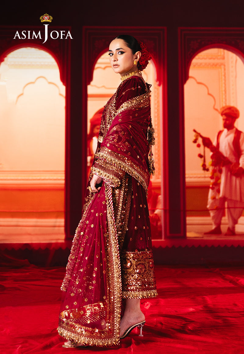 Asim Jofa | Makhmal Formals | AJMV-02 by Asim Jofa - Designer Dress - Type: Ladies Clothes - Available at Libayah - 100% Original