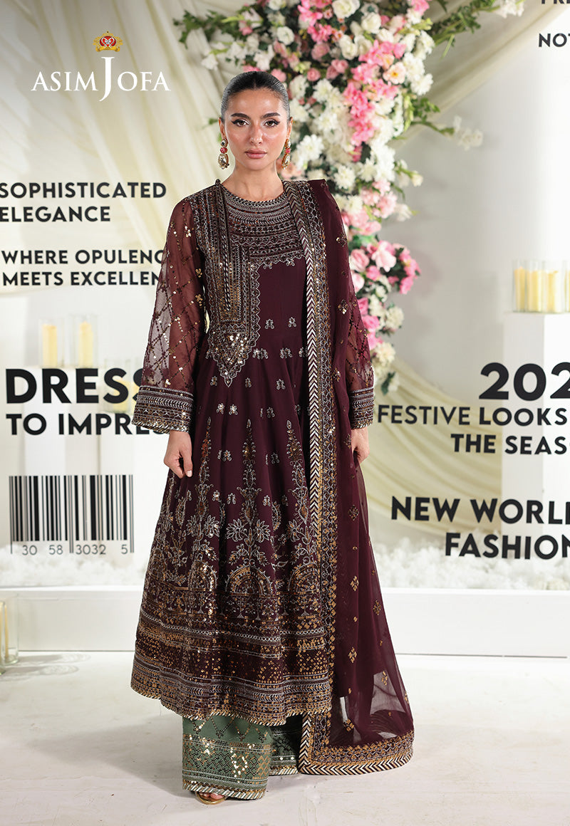 Asim Jofa | En Vogue |AJUEV-09 by Asim Jofa - Designer Dress  - Type : Ladies Clothes - Available at Libayah - 100% Original 