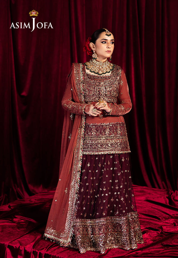 Asim Jofa | Makhmal Formals | AJMV-04 by Asim Jofa - Designer Dress - Type: Ladies Clothes - Available at Libayah - 100% Original