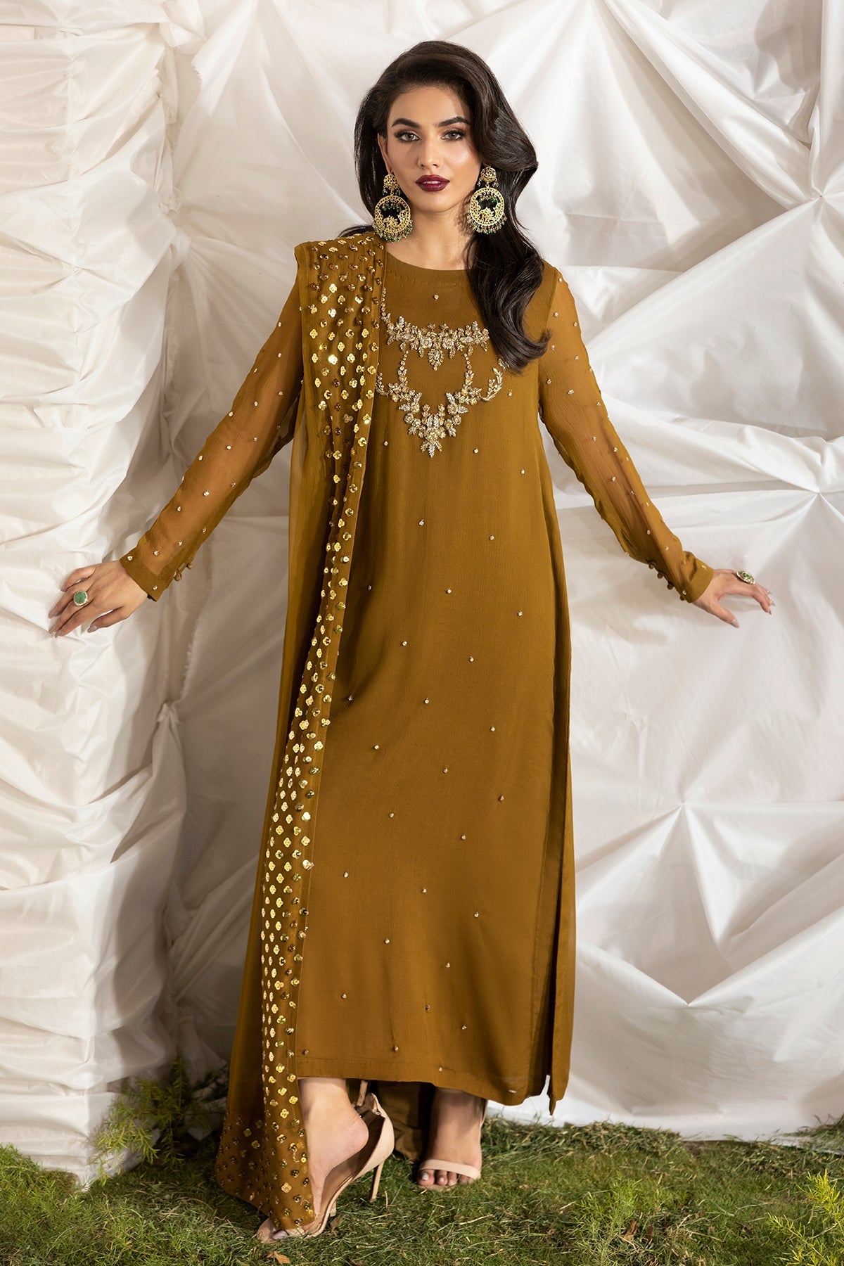 CMA-5-046A – authentic Pakistani formal dress from the Charizma Fumee Luxury Chiffon collection for women in the UK