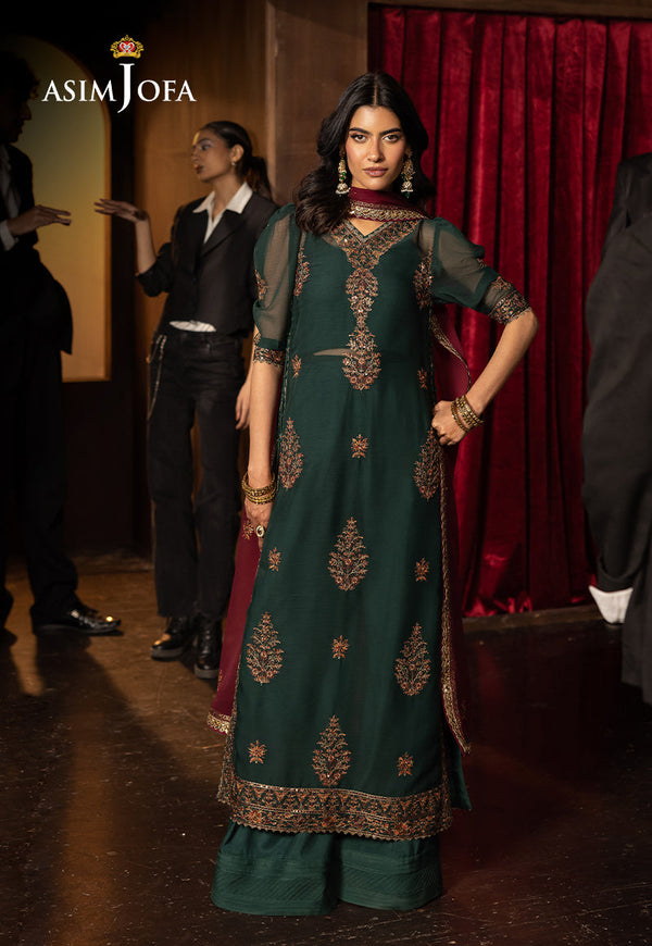 Asim Jofa | Luxury Festive Rejoice | AJLFF-02 by Asim Jofa - Designer Dress - Type: Ladies Clothes - Available at Libayah - 100% Original
