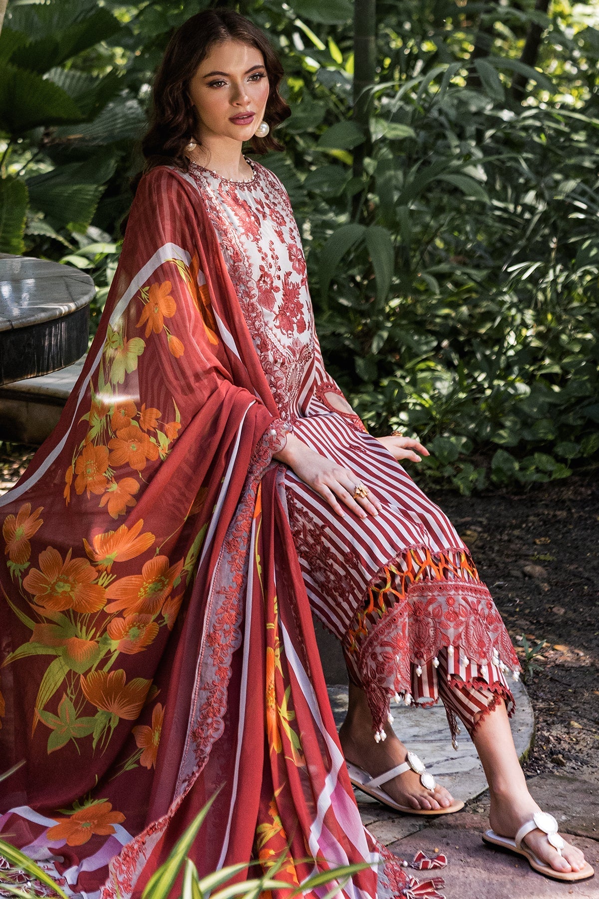 Charizma | Naranji Lawn | CN5-04 by Charizma - Designer Dress - Type: Ladies Clothes - Available at Libayah - 100% Original