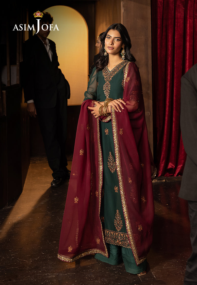 Asim Jofa | Luxury Festive Rejoice | AJLFF-02 by Asim Jofa - Designer Dress - Type: Ladies Clothes - Available at Libayah - 100% Original