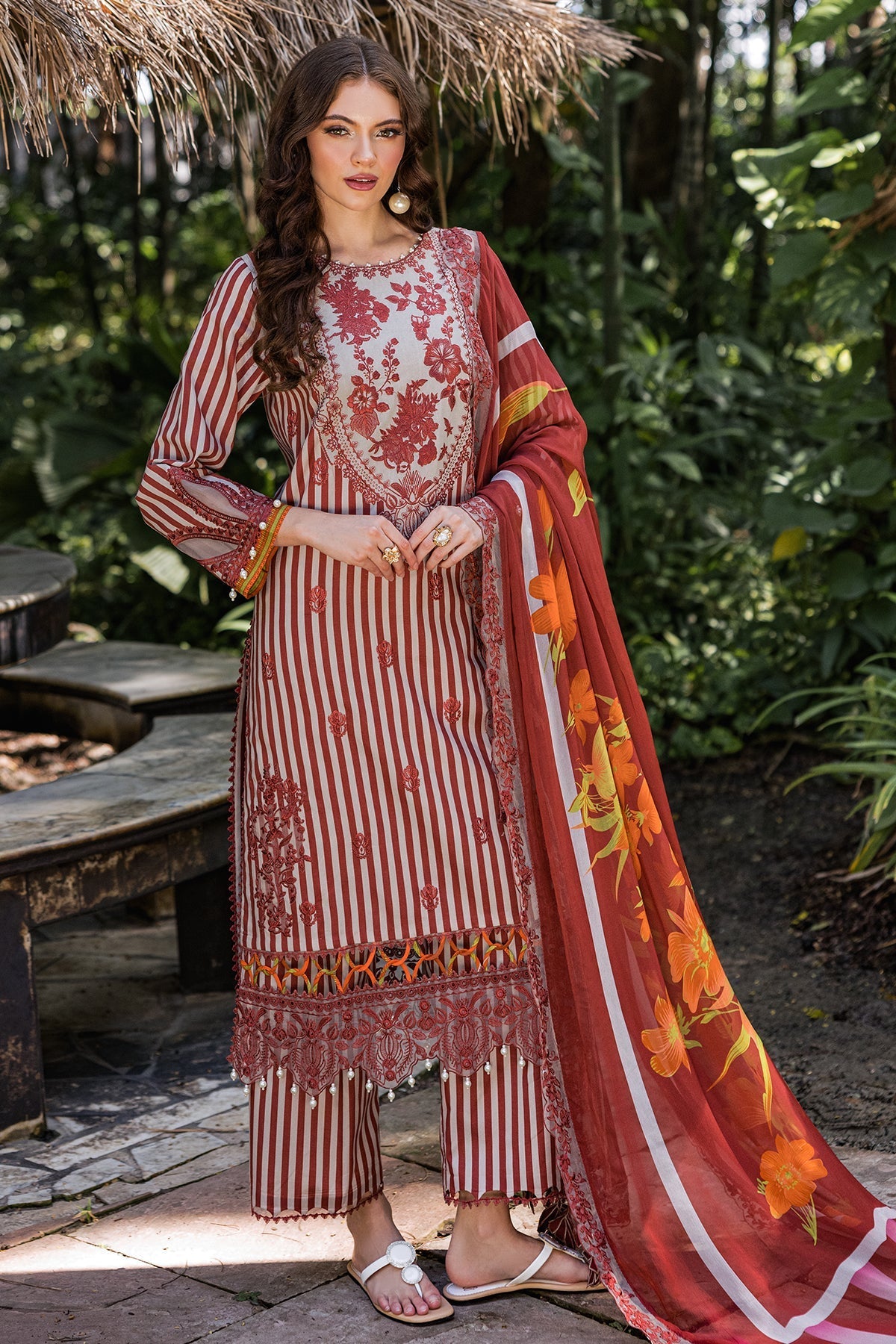 Charizma | Naranji Lawn | CN5-04 by Charizma - Designer Dress - Type: Ladies Clothes - Available at Libayah - 100% Original