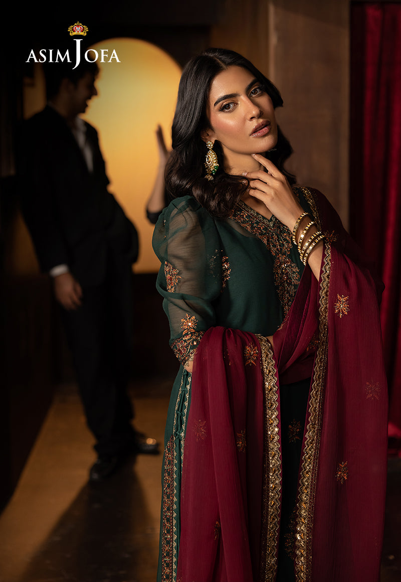 Asim Jofa | Luxury Festive Rejoice | AJLFF-02 by Asim Jofa - Designer Dress - Type: Ladies Clothes - Available at Libayah - 100% Original