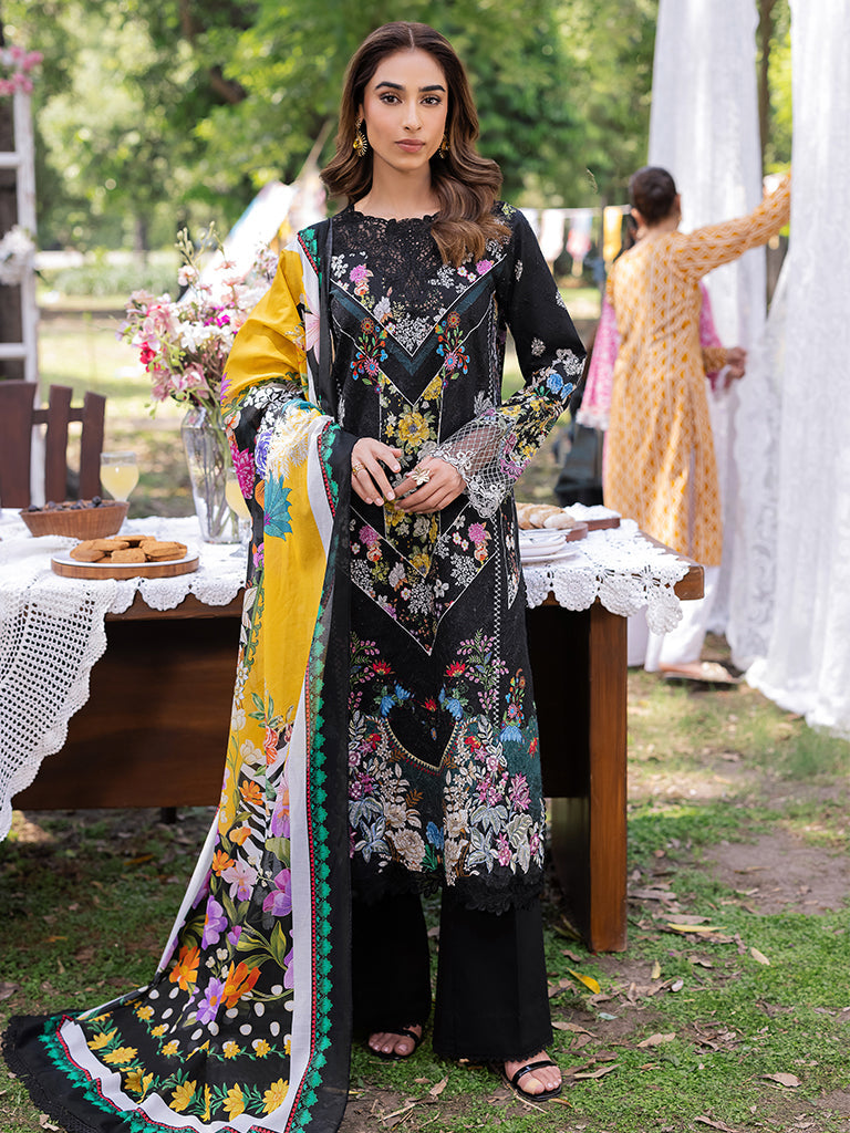 Rajbari | Schiffli Printkari Exclusive | Schiffli Printkari - 10 by Rajbari - Designer Dress - Type: Ladies Clothes - Available at Libayah - 100% Original