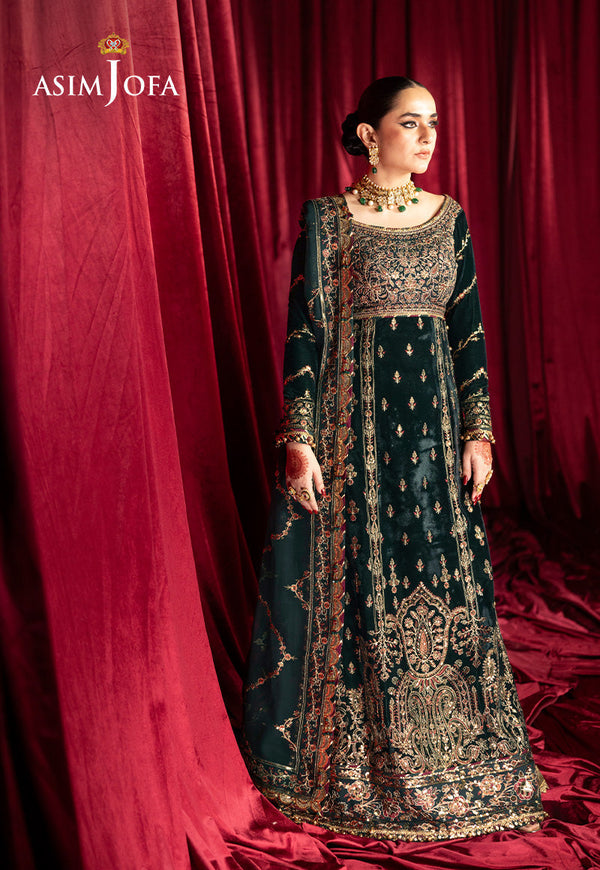 Asim Jofa | Makhmal Formals | AJMV-05 by Asim Jofa - Designer Dress - Type: Ladies Clothes - Available at Libayah - 100% Original
