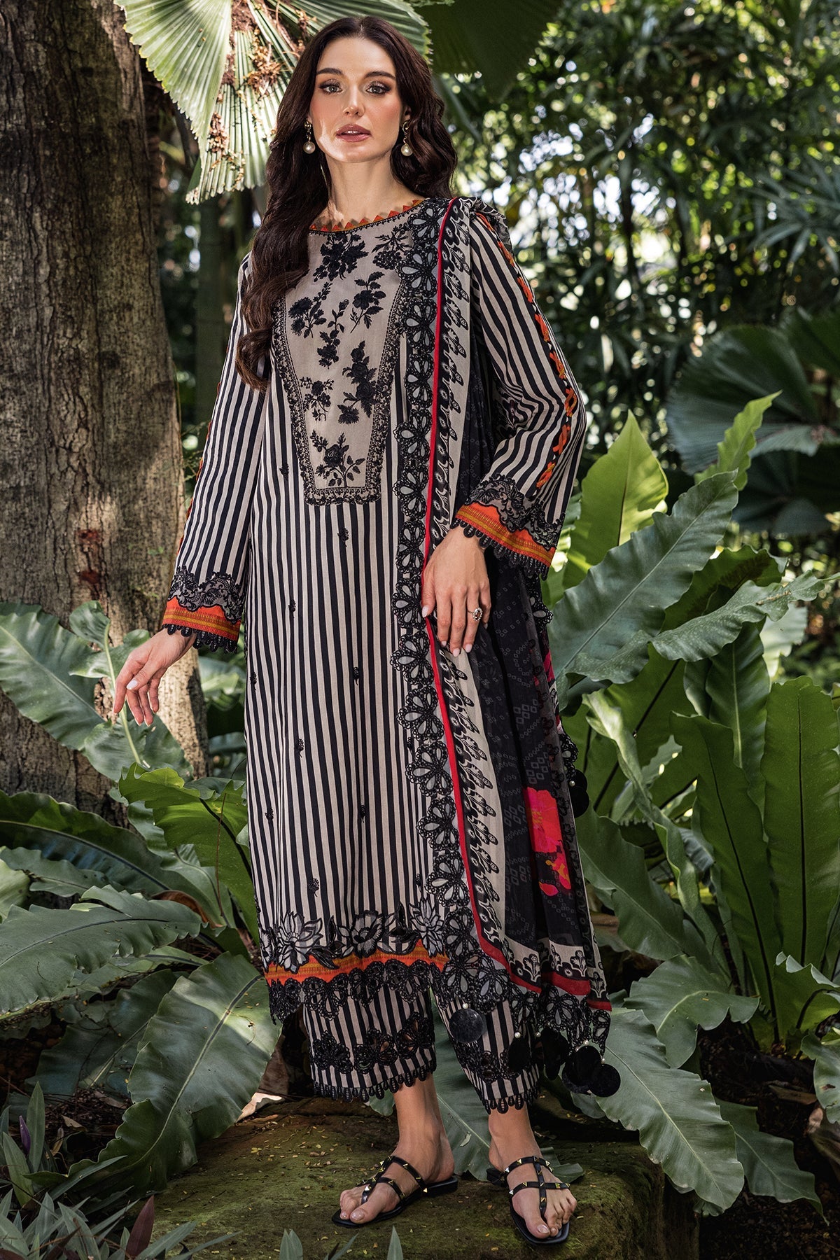 Charizma | Naranji Lawn | CN5-03 by Charizma - Designer Dress - Type: Ladies Clothes - Available at Libayah - 100% Original