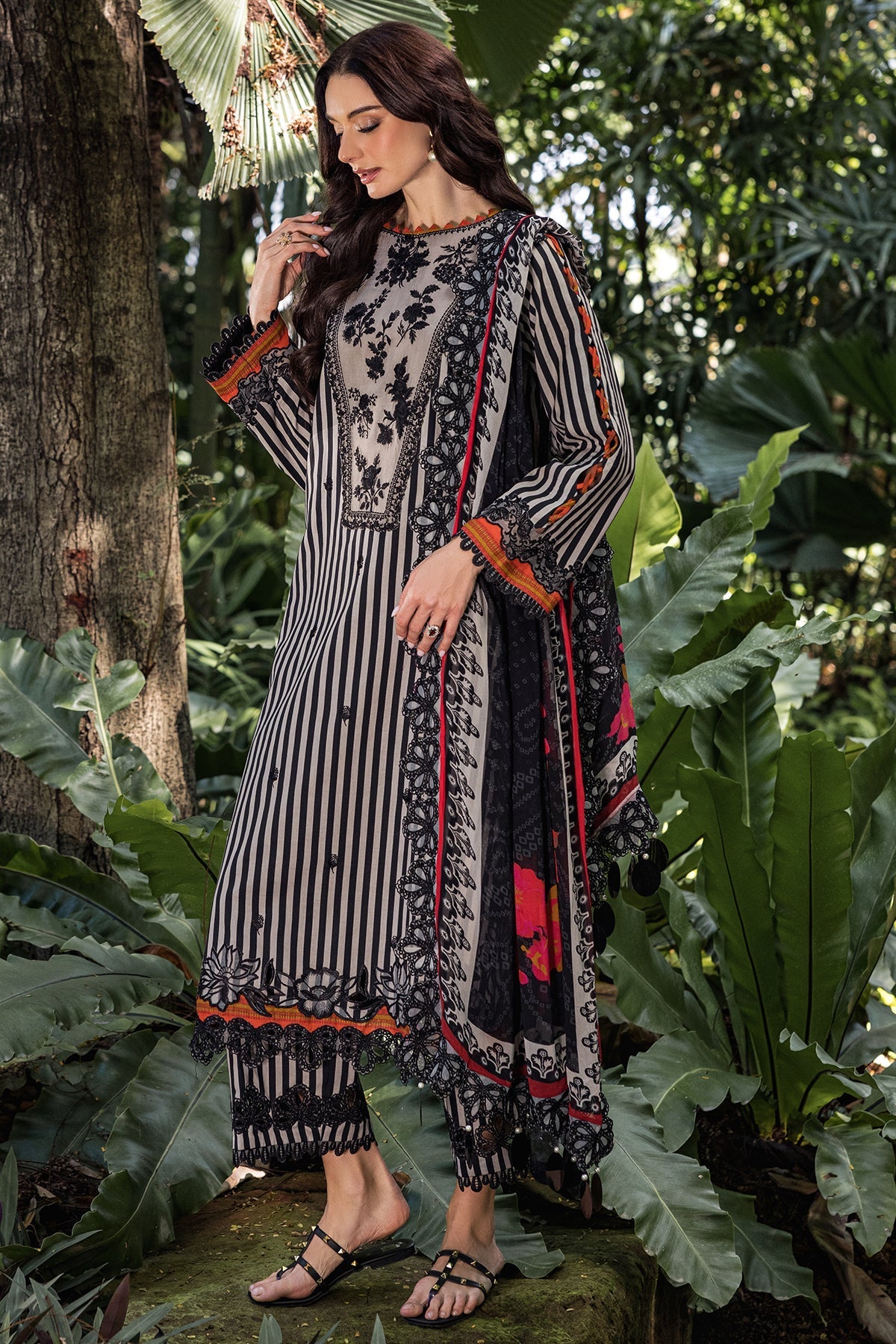 Charizma | Naranji Lawn | CN5-03 by Charizma - Designer Dress - Type: Ladies Clothes - Available at Libayah - 100% Original