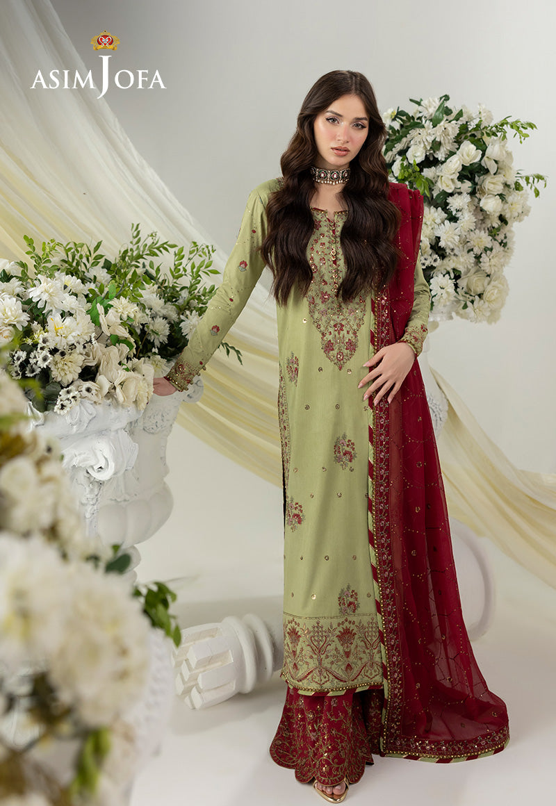 Asim Jofa | Izel Luxury Collection |AJIZL-04 by Asim Jofa - Designer Dress  - Type : Ladies Clothes - Available at Libayah - 100% Original 