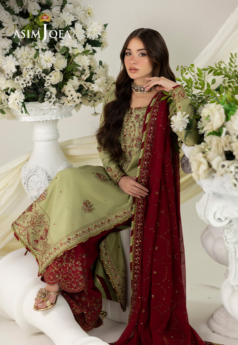Asim Jofa | Izel Luxury Collection |AJIZL-04 by Asim Jofa - Designer Dress  - Type : Ladies Clothes - Available at Libayah - 100% Original 