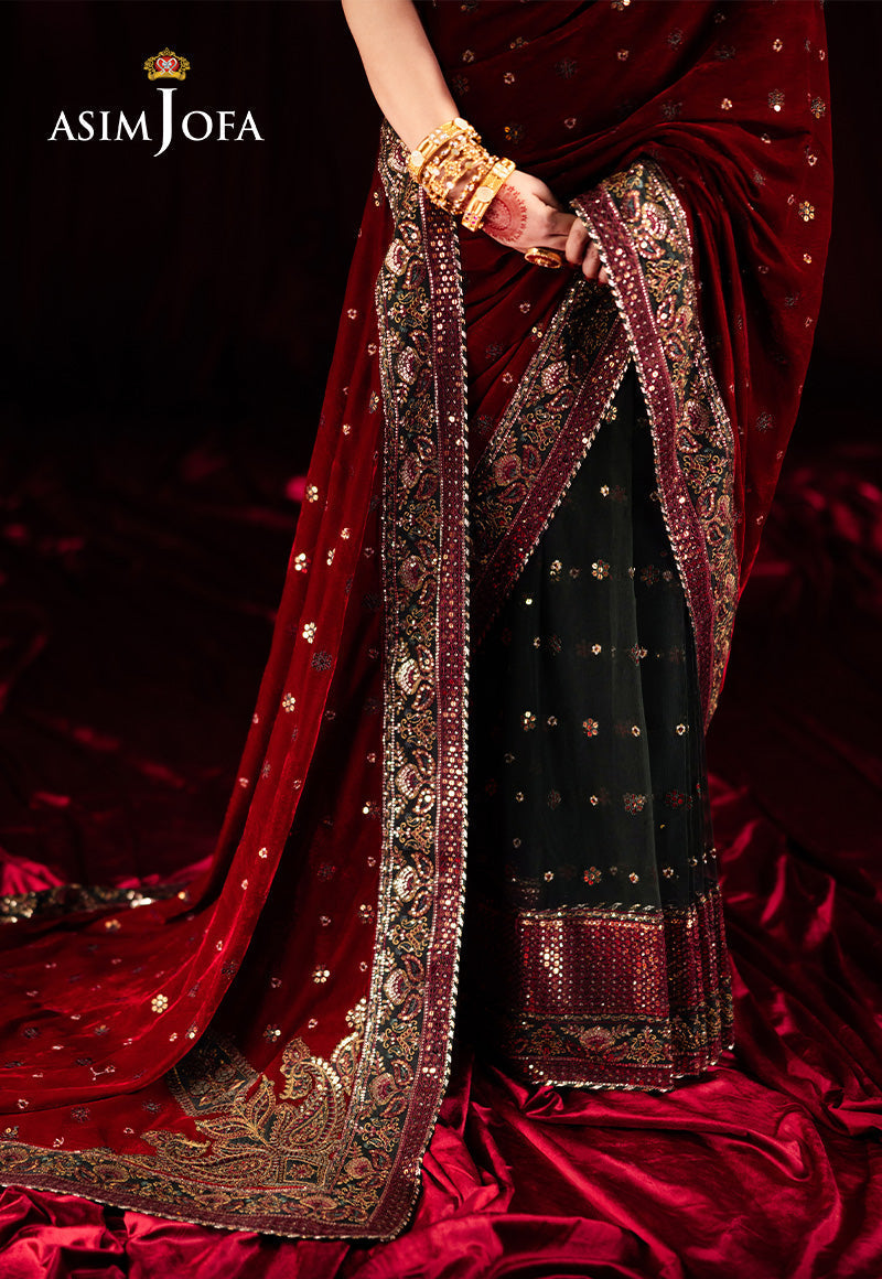 Asim Jofa | Makhmal Formals | AJMV-08 by Asim Jofa - Designer Dress - Type: Ladies Clothes - Available at Libayah - 100% Original