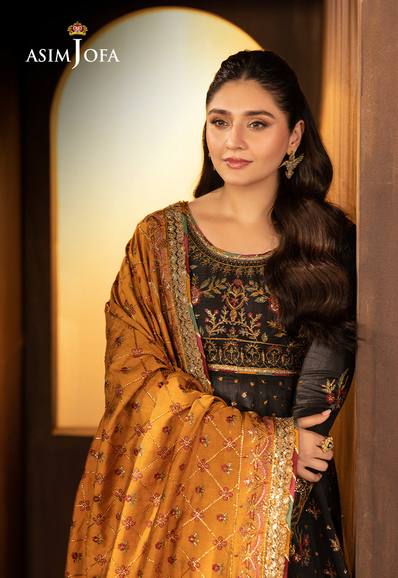 Asim Jofa | Luxury Festive Rejoice | AJLFF-19 by Asim Jofa - Designer Dress - Type: Ladies Clothes - Available at Libayah - 100% Original