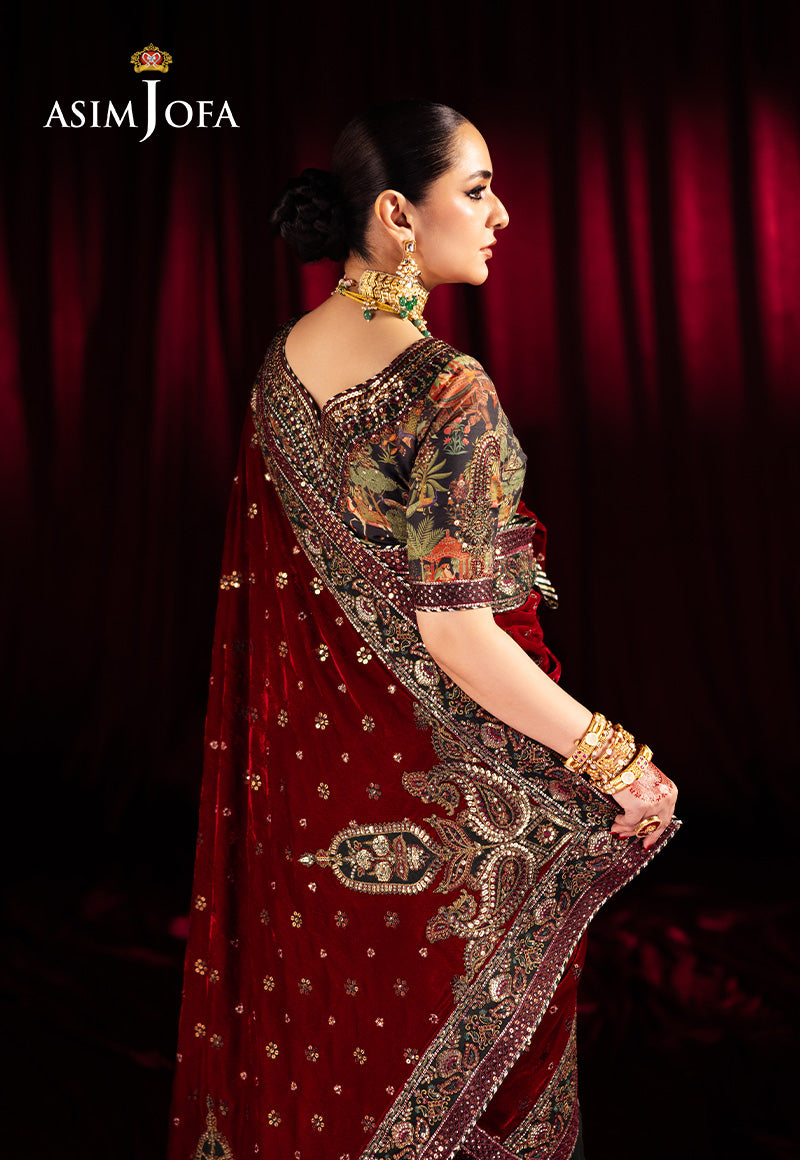 Asim Jofa | Makhmal Formals | AJMV-08 by Asim Jofa - Designer Dress - Type: Ladies Clothes - Available at Libayah - 100% Original