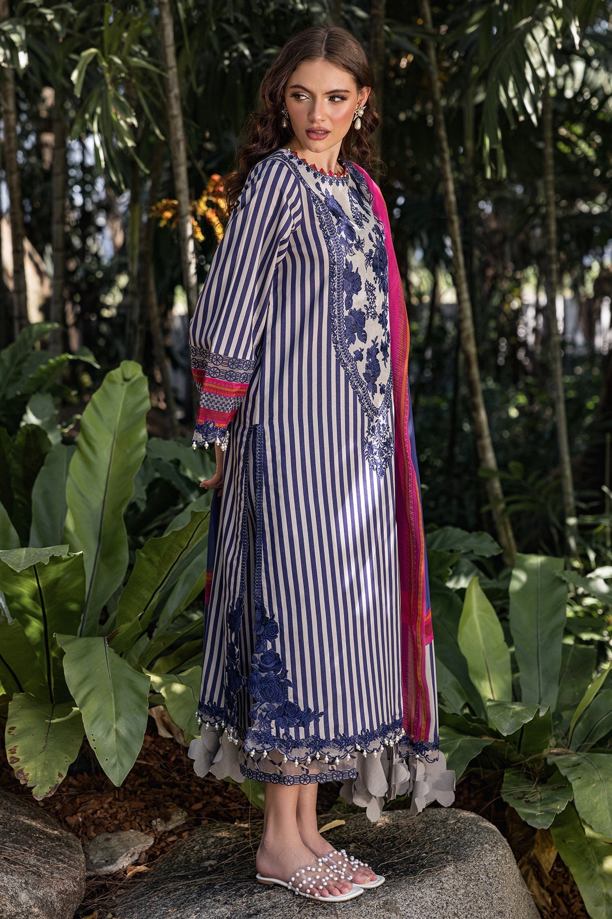 Charizma | Naranji Lawn | CN5-06 by Charizma - Designer Dress - Type: Ladies Clothes - Available at Libayah - 100% Original