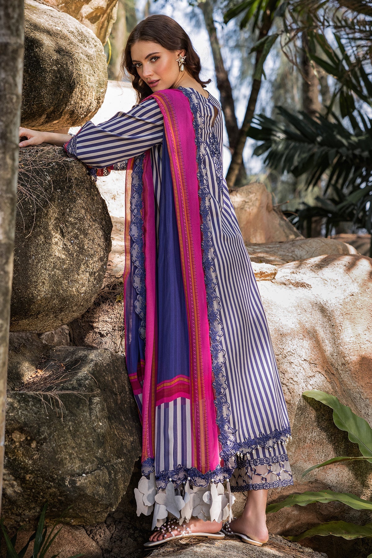 Charizma | Naranji Lawn | CN5-06 by Charizma - Designer Dress - Type: Ladies Clothes - Available at Libayah - 100% Original