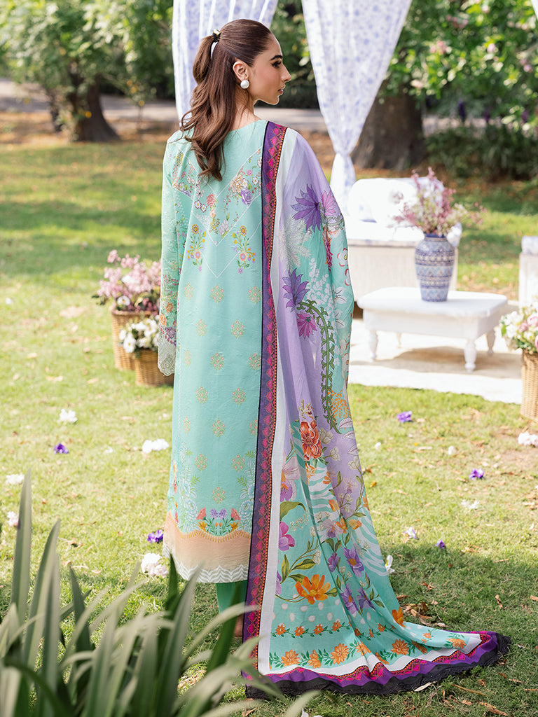 Rajbari | Schiffli Printkari Exclusive | Schiffli Printkari - 05 by Rajbari - Designer Dress - Type: Ladies Clothes - Available at Libayah - 100% Original