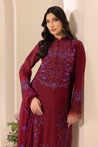 Rajbari | Premium Edition | Embroidered Chiffon Dopatta 08 - by Libayah - Registered Vendor of : Rajbari - 100% Original Designer Dress