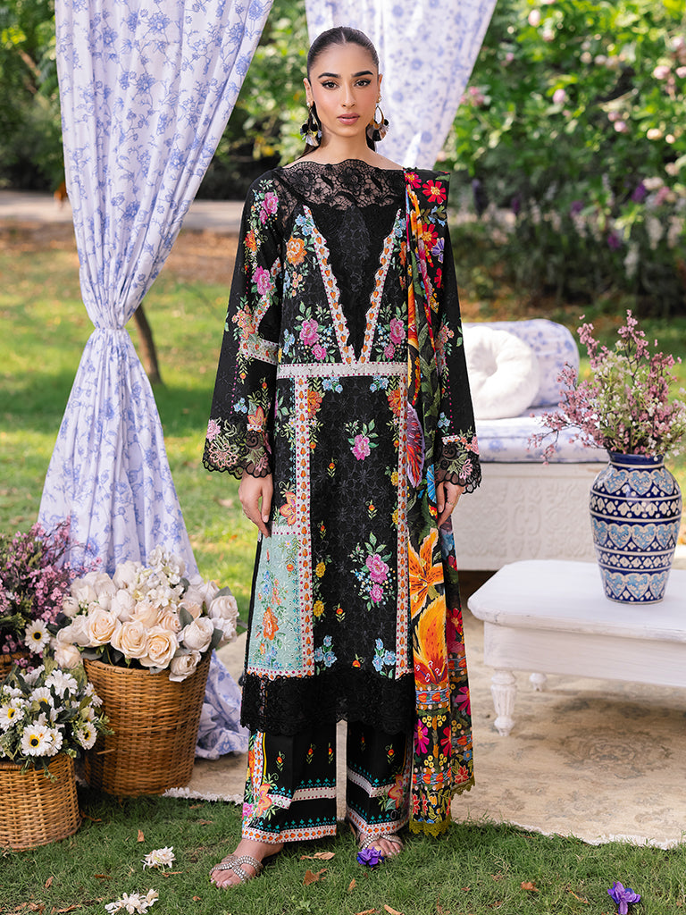 Rajbari | Schiffli Printkari Exclusive | Schiffli Printkari - 03 by Rajbari - Designer Dress - Type: Ladies Clothes - Available at Libayah - 100% Original
