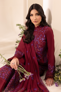Rajbari | Premium Edition | Embroidered Chiffon Dopatta 08 - by Libayah - Registered Vendor of : Rajbari - 100% Original Designer Dress
