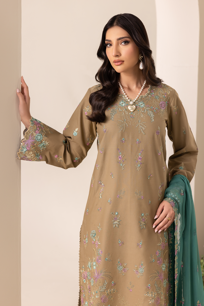 Rajbari | Premium Edition |Embroidered Chiffon Dopatta 03 - by Libayah - Registered Vendor of : Rajbari - 100% Original Designer Dress