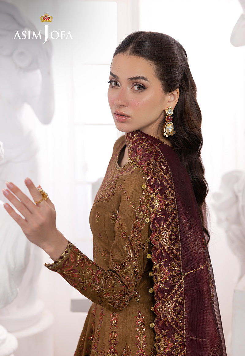 Asim Jofa | Izel Luxury Collection |AJIZL-13 by Asim Jofa - Designer Dress  - Type : Ladies Clothes - Available at Libayah - 100% Original 
