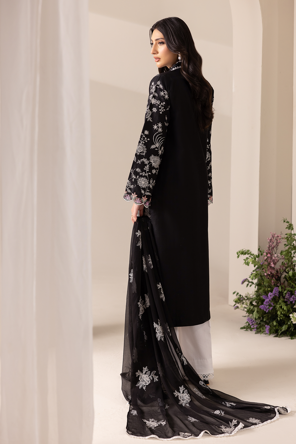 Rajbari | Premium Edition | Embroidered Chiffon Dopatta 10 - by Libayah - Registered Vendor of : Rajbari - 100% Original Designer Dress