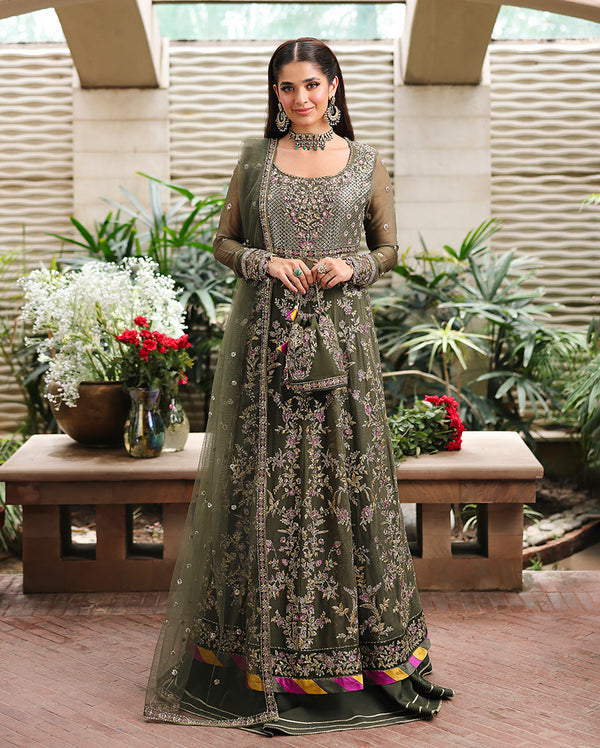 Roheenaz | Aangan Chiffon Collection 25 | Mehwar by Roheenaz - Designer Dress  - Type : Ladies Clothes - Available at Libayah - 100% Original 