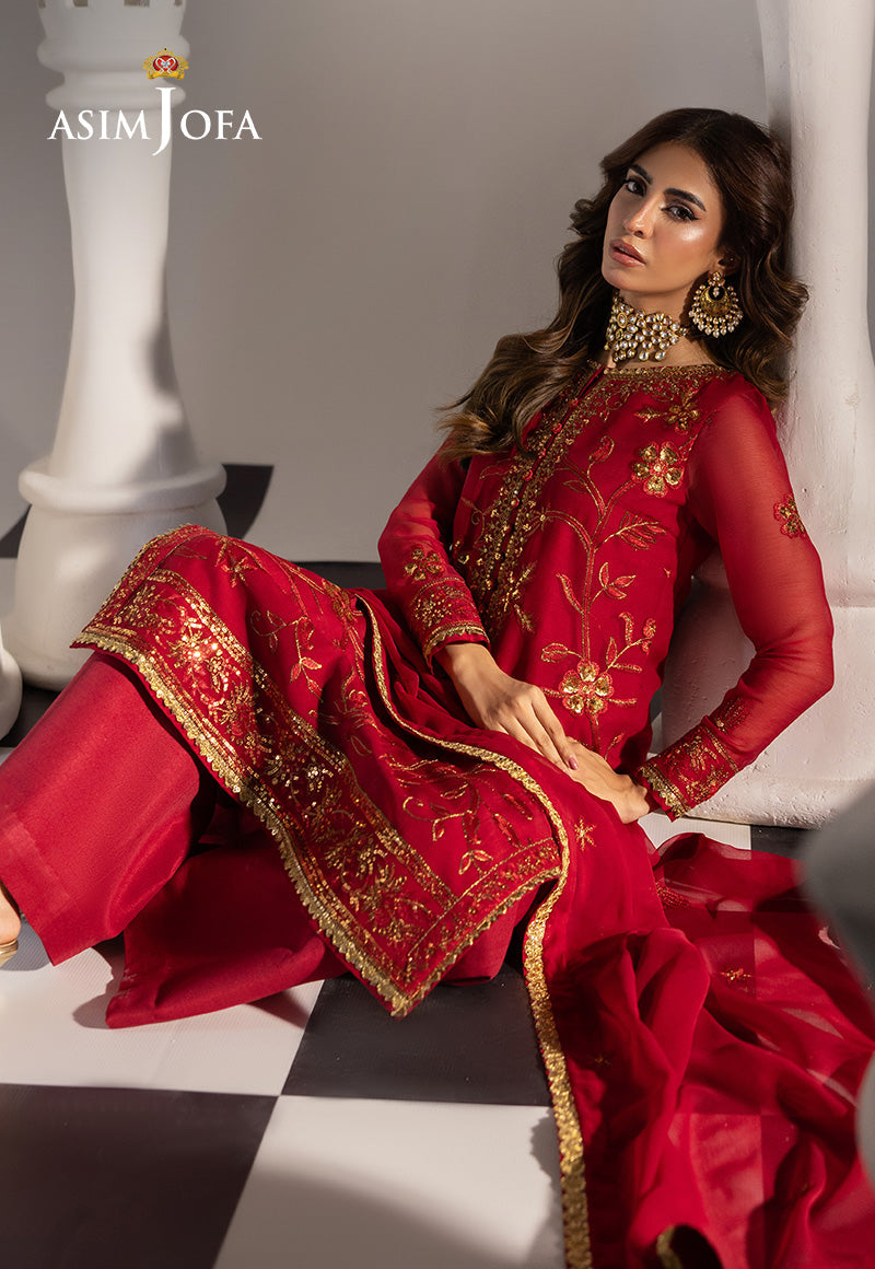 Asim Jofa | Izel Luxury Collection | AJIZL-19 by Asim Jofa - Designer Dress  - Type : Ladies Clothes - Available at Libayah - 100% Original 