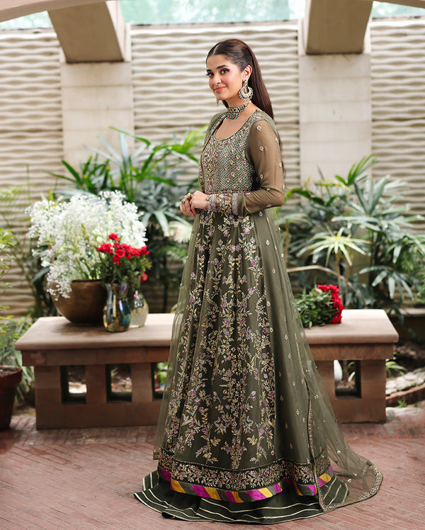 Roheenaz | Aangan Chiffon Collection 25 | Mehwar by Roheenaz - Designer Dress  - Type : Ladies Clothes - Available at Libayah - 100% Original 