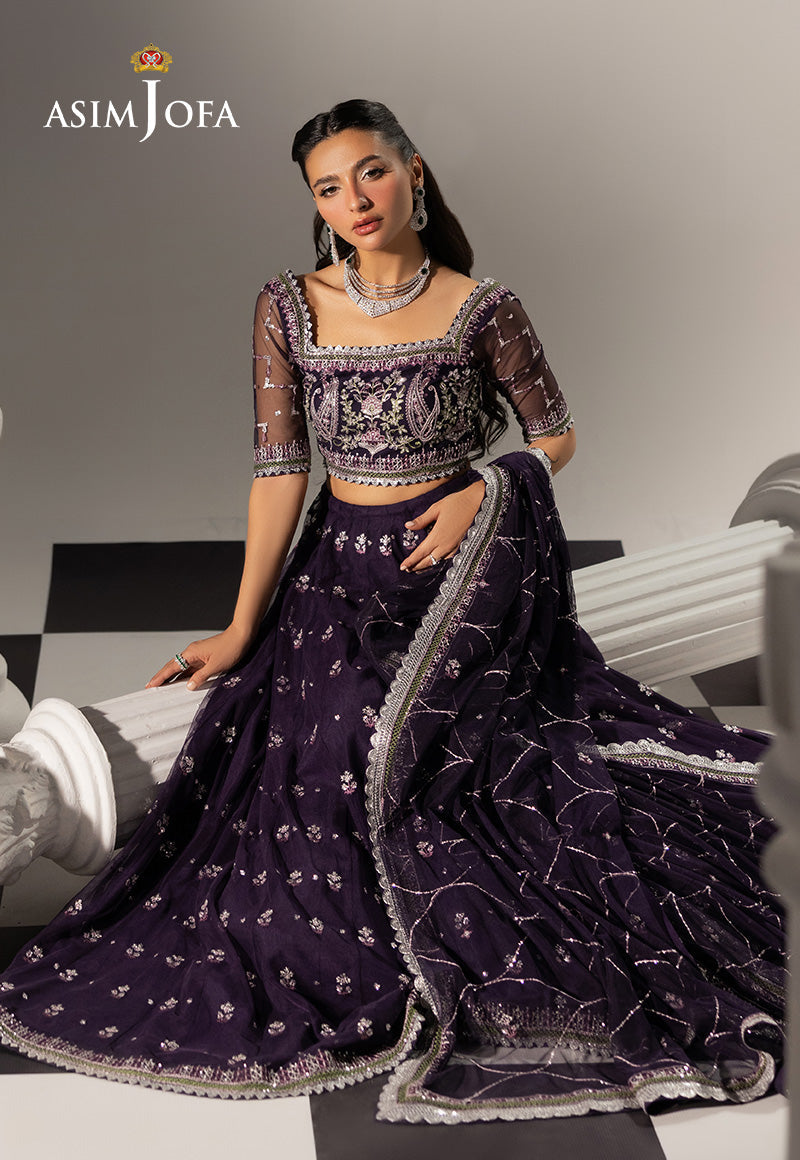 Asim Jofa | Izel Luxury Collection | AJIZL-15 by Asim Jofa - Designer Dress  - Type : Ladies Clothes - Available at Libayah - 100% Original 