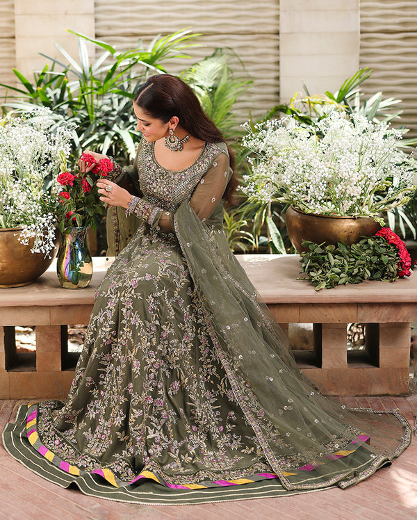 Roheenaz | Aangan Chiffon Collection 25 | Mehwar by Roheenaz - Designer Dress  - Type : Ladies Clothes - Available at Libayah - 100% Original 