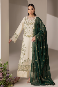 Rajbari | Premium Edition | Embroidered Chiffon Dopatta 05 - by Libayah - Registered Vendor of : Rajbari - 100% Original Designer Dress