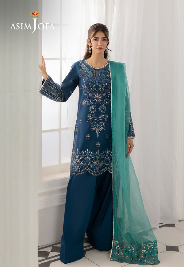 Asim Jofa | Izel Luxury Collection | AJIZL-18 by Asim Jofa - Designer Dress  - Type : Ladies Clothes - Available at Libayah - 100% Original 