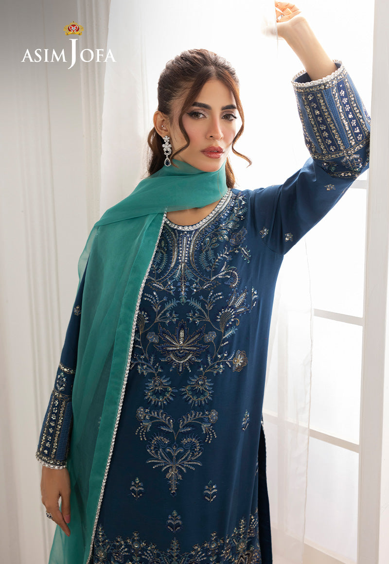 Asim Jofa | Izel Luxury Collection | AJIZL-18 by Asim Jofa - Designer Dress  - Type : Ladies Clothes - Available at Libayah - 100% Original 