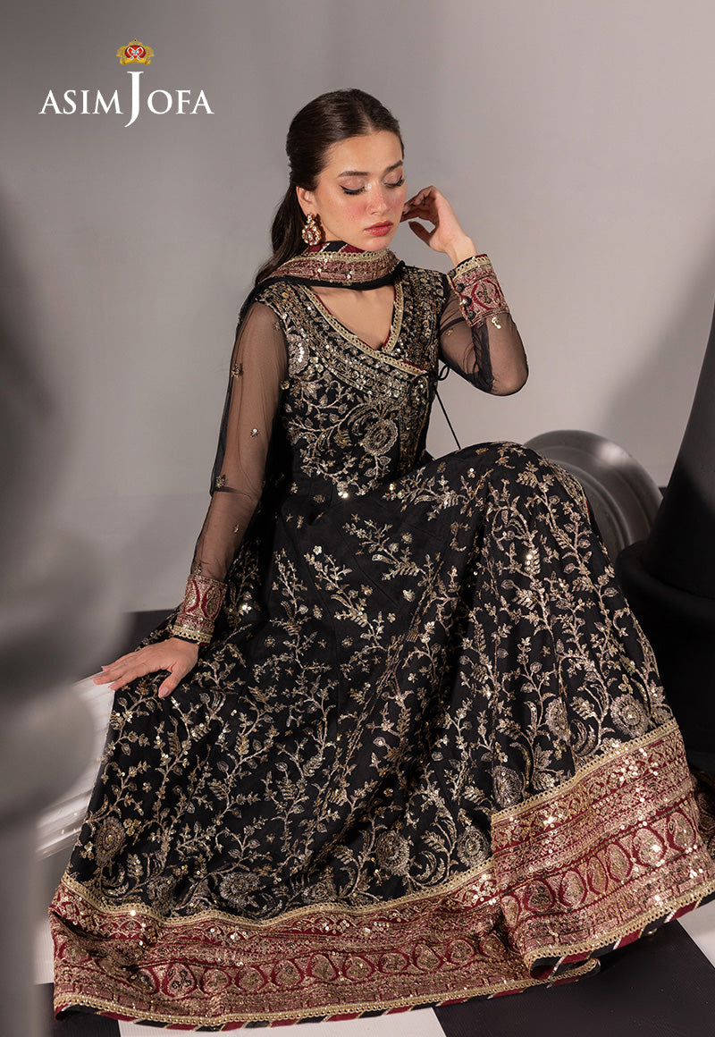 Asim Jofa | Izel Luxury Collection |AJIZL-03 by Asim Jofa - Designer Dress  - Type : Ladies Clothes - Available at Libayah - 100% Original 