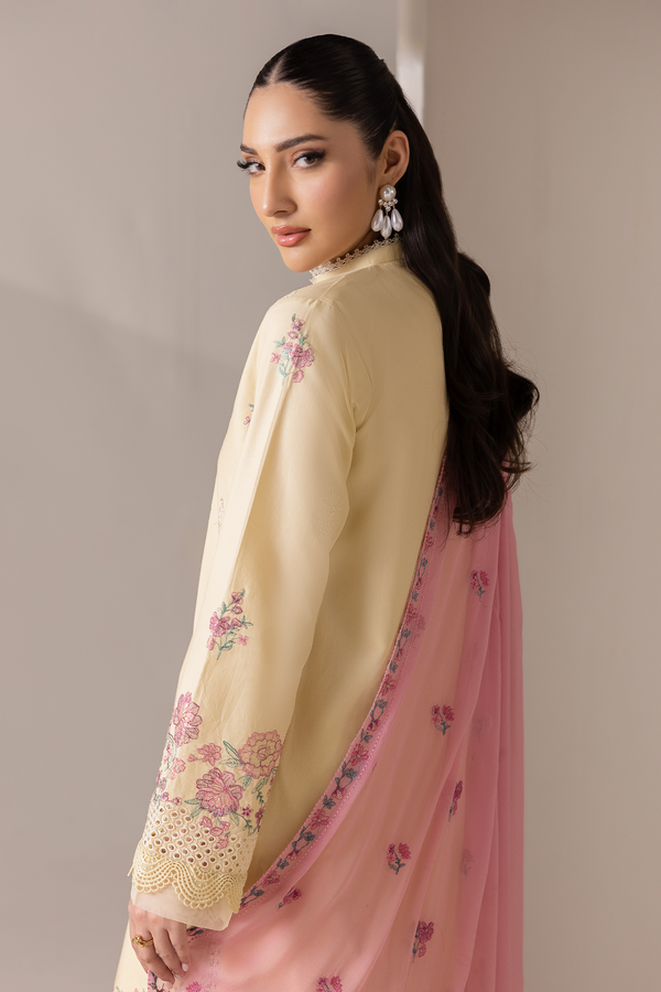 Rajbari | Premium Edition | Embroidered Chiffon Dopatta 09 - by Libayah - Registered Vendor of : Rajbari - 100% Original Designer Dress