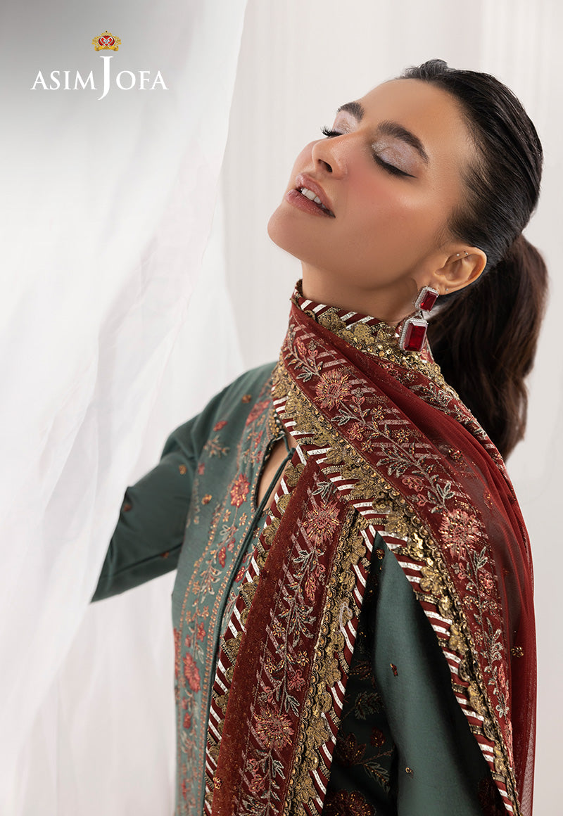 Asim Jofa | Izel Luxury Collection |AJIZL-07 by Asim Jofa - Designer Dress  - Type : Ladies Clothes - Available at Libayah - 100% Original 