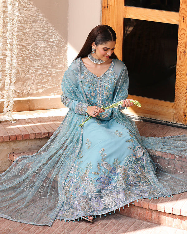 Roheenaz | Aangan Chiffon Collection 25 | Wafa by Roheenaz - Designer Dress  - Type : Ladies Clothes - Available at Libayah - 100% Original 