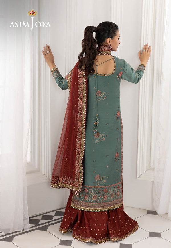 Asim Jofa | Izel Luxury Collection |AJIZL-07 by Asim Jofa - Designer Dress  - Type : Ladies Clothes - Available at Libayah - 100% Original 