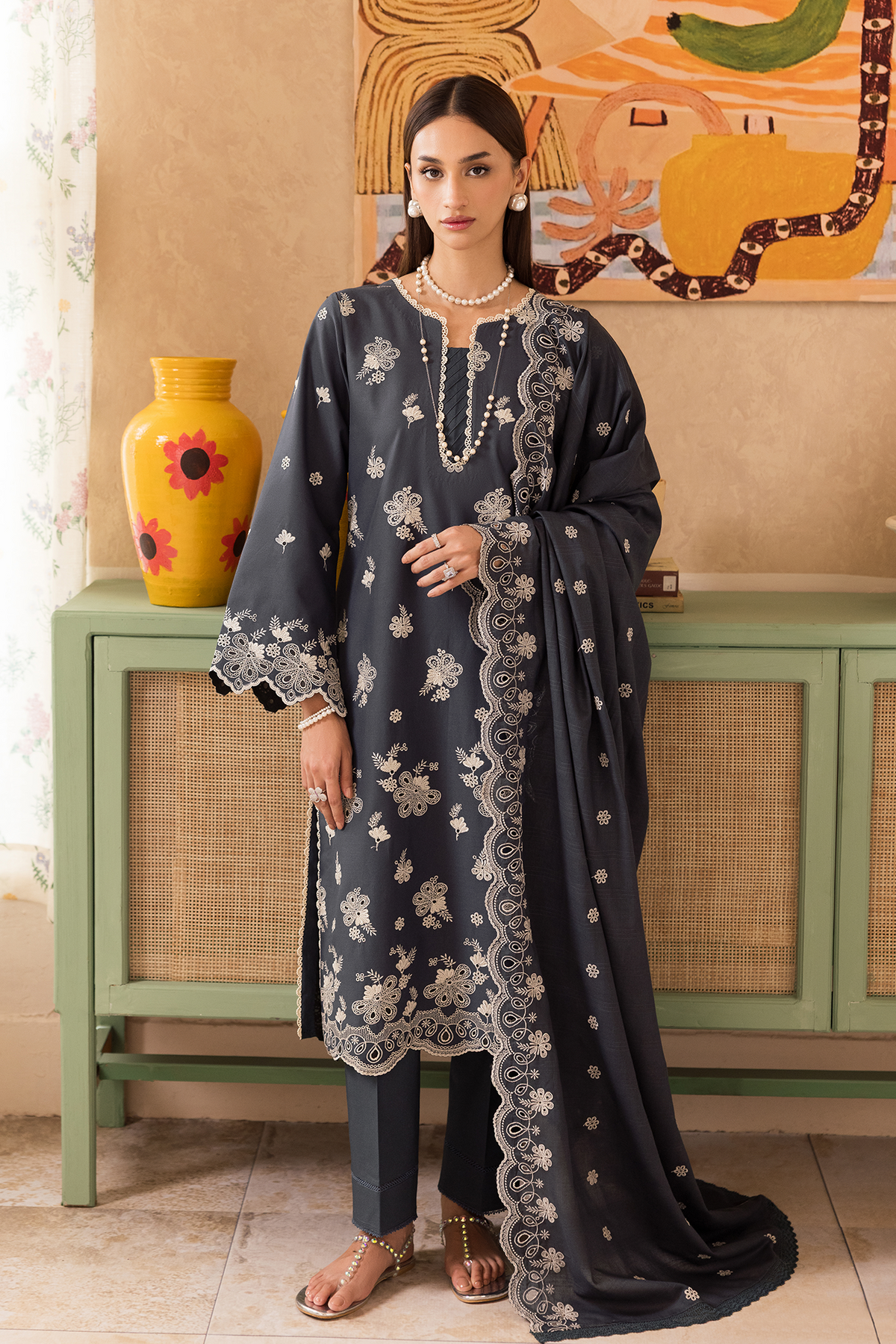 Rajbari | Nissa Chikankari Exclusive | Exclusive 01 - by Libayah - Registered Vendor of : Rajbari - 100% Original Designer Dress