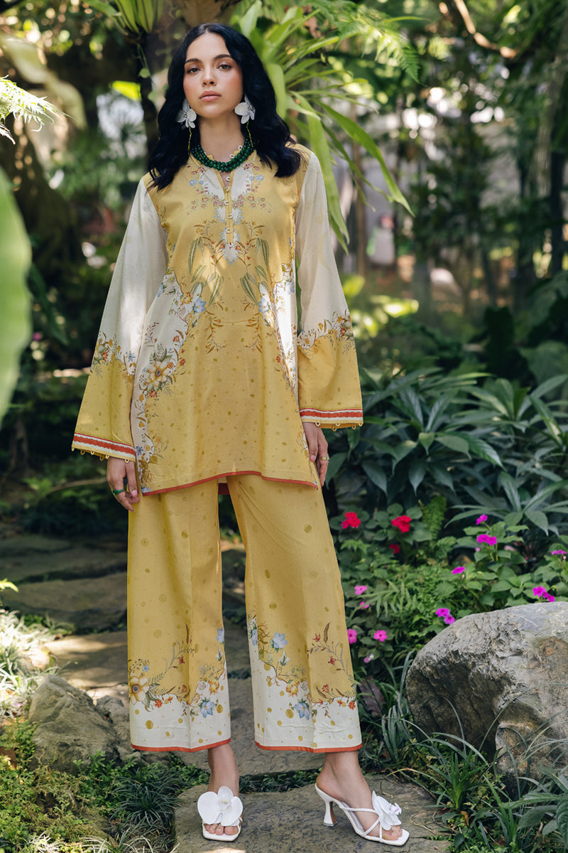 Qalamkar | Printed Co Ords 25 | OP-04 Tena by Qalamkar - Designer Dress - Type: Ladies Clothes - Available at Libayah - 100% Original