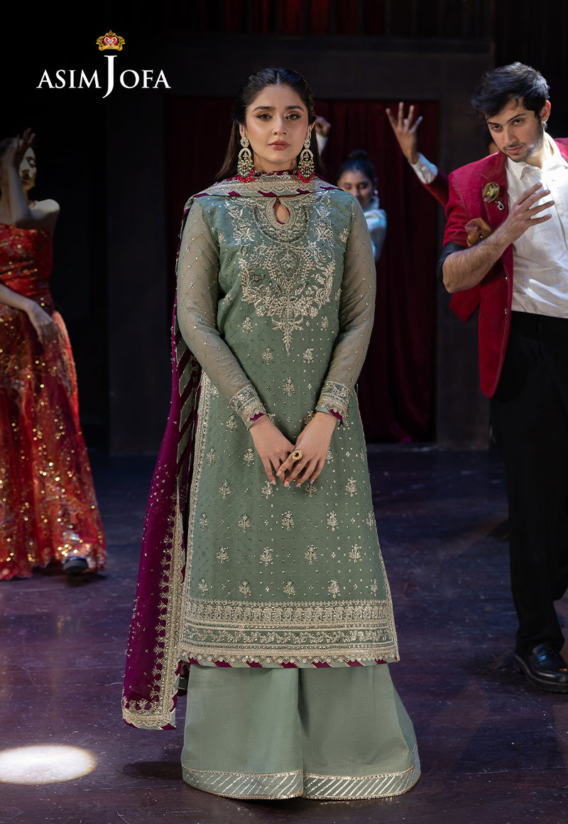 Asim Jofa | Luxury Festive Rejoice | AJLFF-13 by Asim Jofa - Designer Dress - Type: Ladies Clothes - Available at Libayah - 100% Original