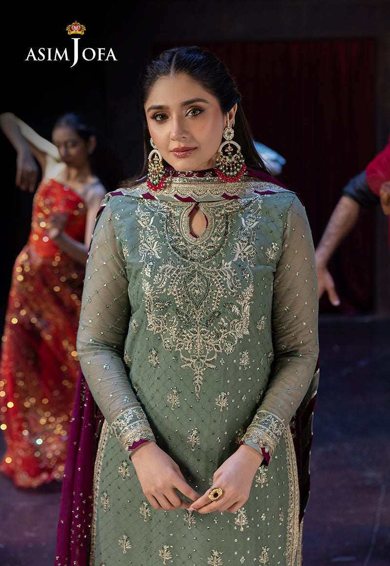 Asim Jofa | Luxury Festive Rejoice | AJLFF-13 by Asim Jofa - Designer Dress - Type: Ladies Clothes - Available at Libayah - 100% Original
