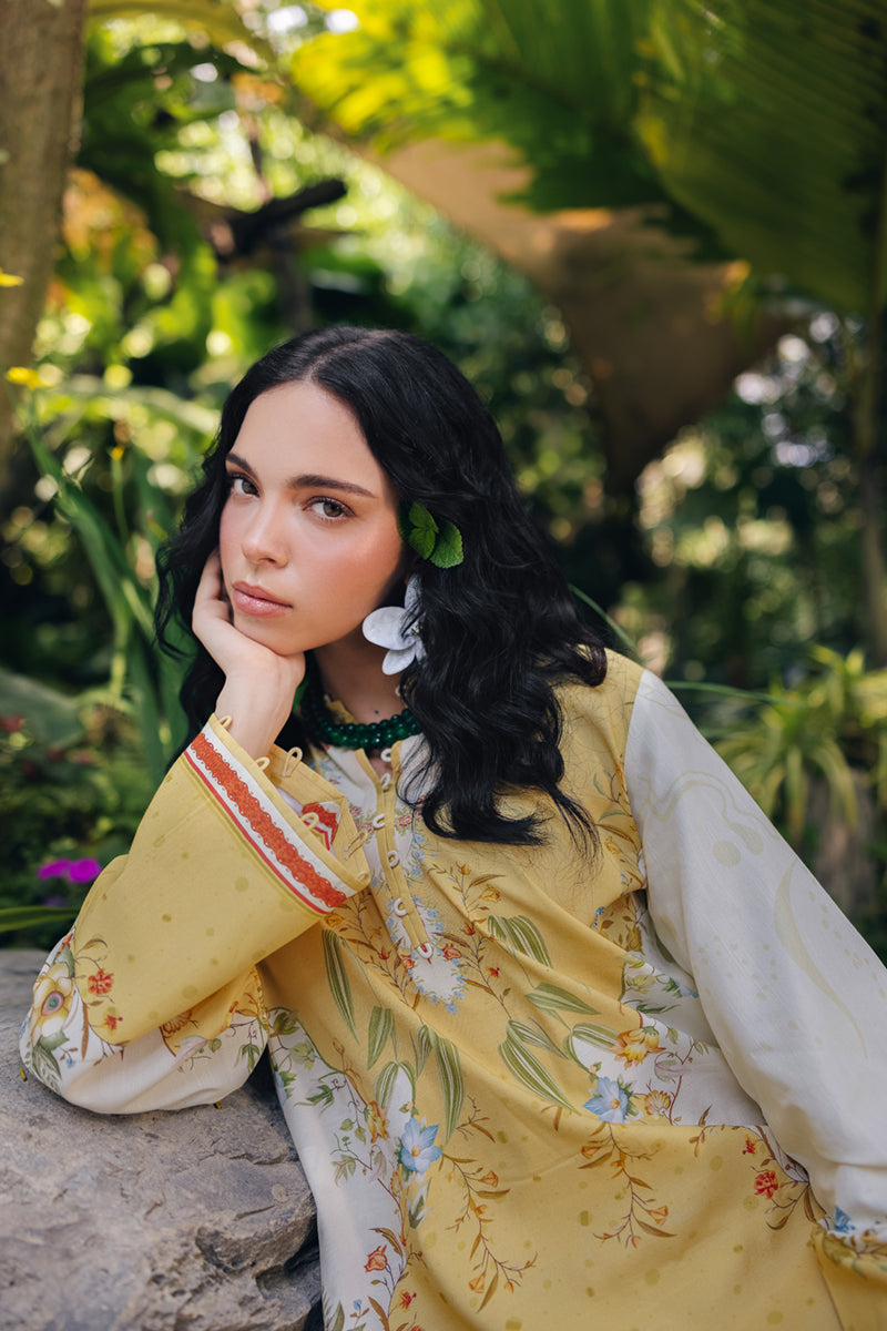 Qalamkar | Printed Co Ords 25 | OP-04 Tena by Qalamkar - Designer Dress - Type: Ladies Clothes - Available at Libayah - 100% Original