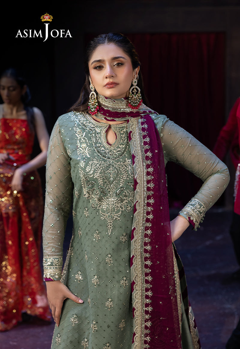 Asim Jofa | Luxury Festive Rejoice | AJLFF-13 by Asim Jofa - Designer Dress - Type: Ladies Clothes - Available at Libayah - 100% Original