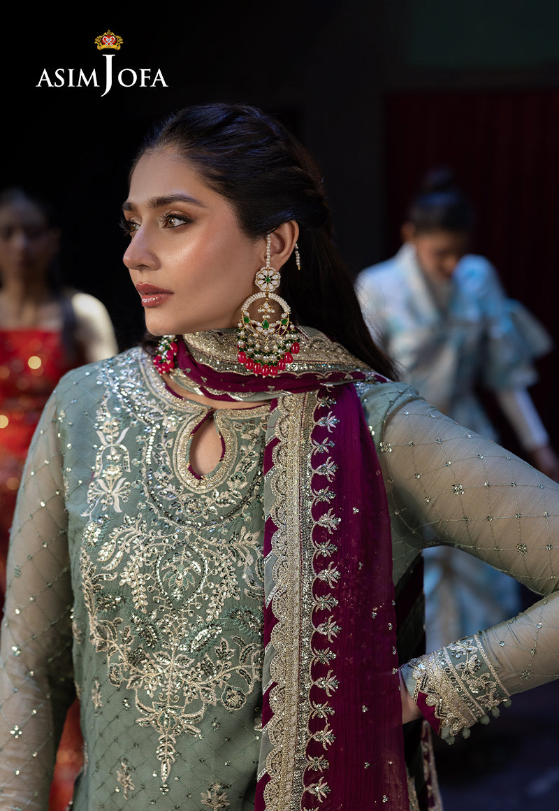 Asim Jofa | Luxury Festive Rejoice | AJLFF-13 by Asim Jofa - Designer Dress - Type: Ladies Clothes - Available at Libayah - 100% Original