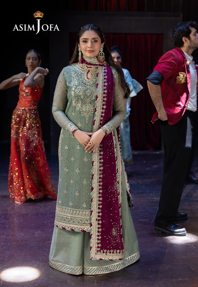 Asim Jofa | Luxury Festive Rejoice | AJLFF-13 by Asim Jofa - Designer Dress - Type: Ladies Clothes - Available at Libayah - 100% Original