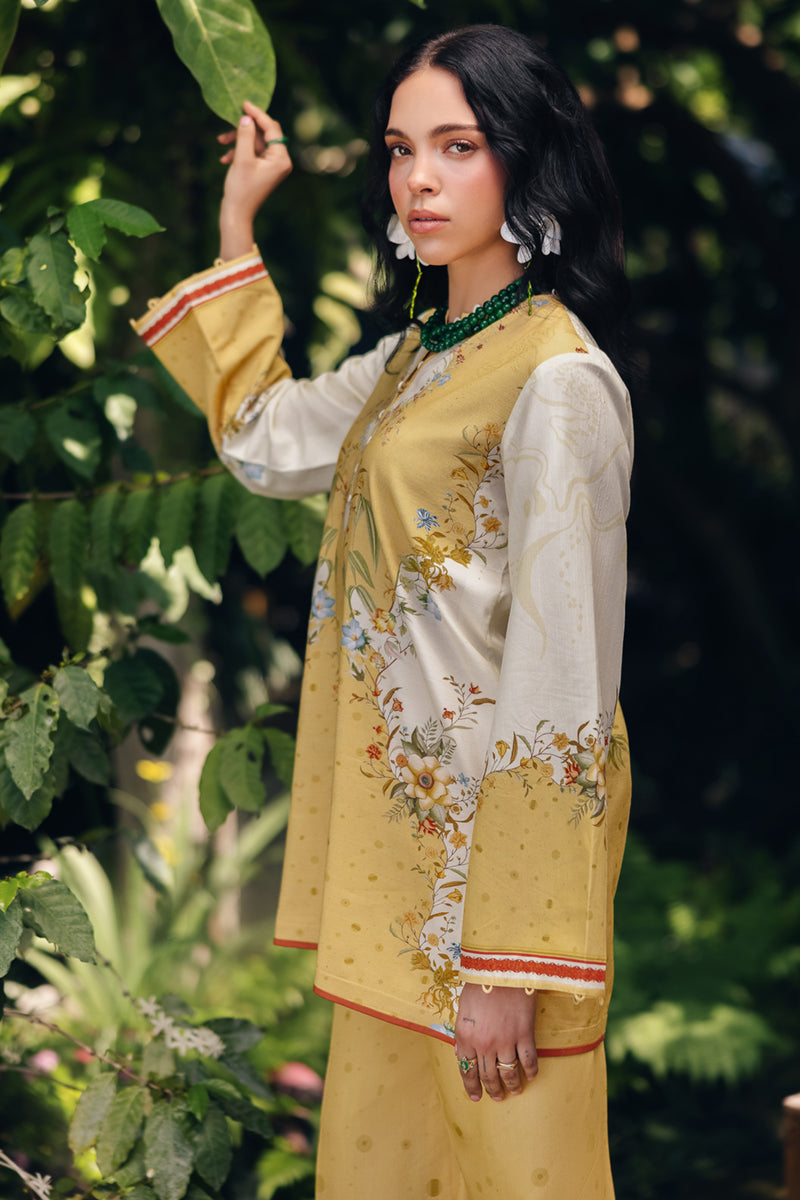 Qalamkar | Printed Co Ords 25 | OP-04 Tena by Qalamkar - Designer Dress - Type: Ladies Clothes - Available at Libayah - 100% Original